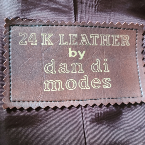 Vintage 1960's Leather Coat - Picture 3 of 4